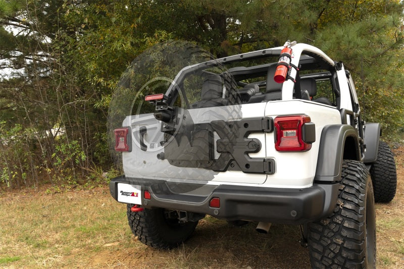 Rugged Ridge Spare Tire Carriers Rugged Ridge Spartacus HD Tire Carrier Kit 18-20 Jeep Wrangler JL