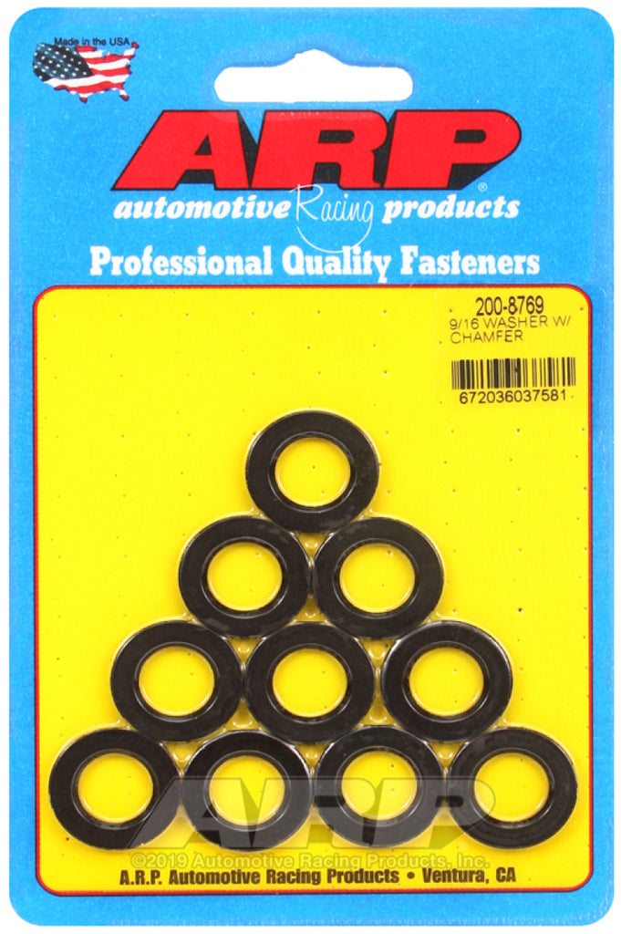 ARP Hardware Kits - Other ARP 9/16 ID 1.00 OD Chamfer Washers (10 pack)