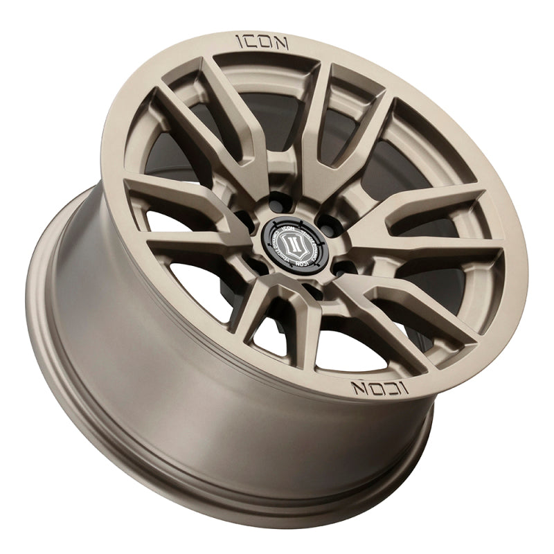 ICON Wheels - Cast ICON Vector 6 17x8.5 6x5.5 0mm Offset 4.75in BS 106.1mm Bore Bronze Wheel