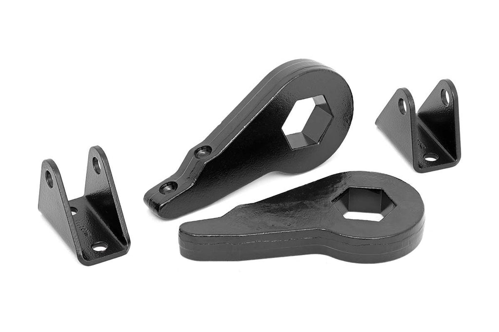 Rough Country Leveling Kit 1.5-2 Inch Leveling Torsion Bar Keys 01-10 Silverado/Sierra 2500HD FF/FK RPO Models with Yellow, Tan or Purple Factory Keys Rough Country - 8597
