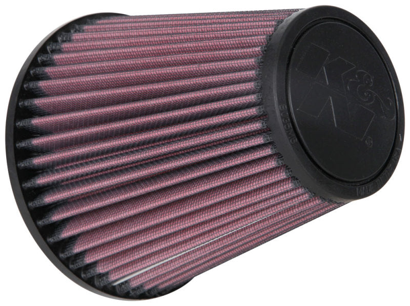 K&N Engineering Air Filters - Universal Fit K&N Filter Universal Rubber Filter 3 1/2 inch 10 Degree Flange 5 3/4 inch OD 6 inch Height