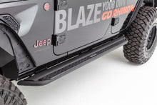 Load image into Gallery viewer, Go Rhino Side Steps Go Rhino 18-20 Jeep Wrangler JLU Dominator Extreme DSS SideSteps Complete Kit w/SideStep + Brkts