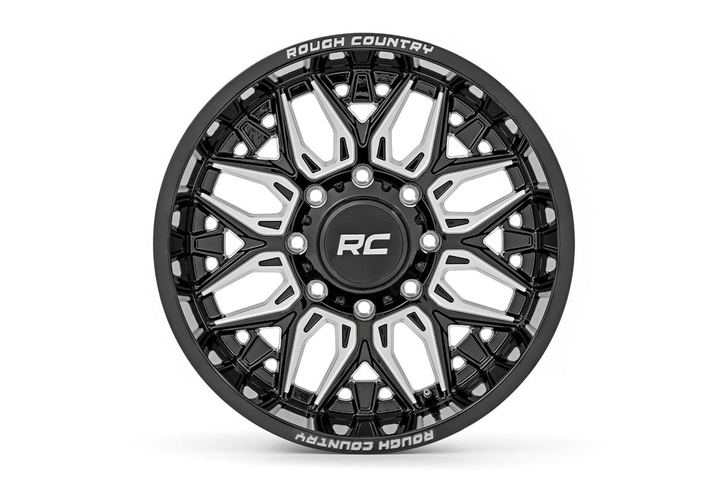 Rough Country Wheels 86 Series Wheel One-Piece Gloss Black 20x10 8x170 -19mm Rough Country - 86201011