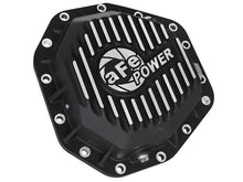 Load image into Gallery viewer, aFe Diff Covers aFe Power Pro Ser Rear Diff Cover Black w/Mach Fins 2017 Ford Diesel Trucks V8-6.7L(td) Dana M275-14