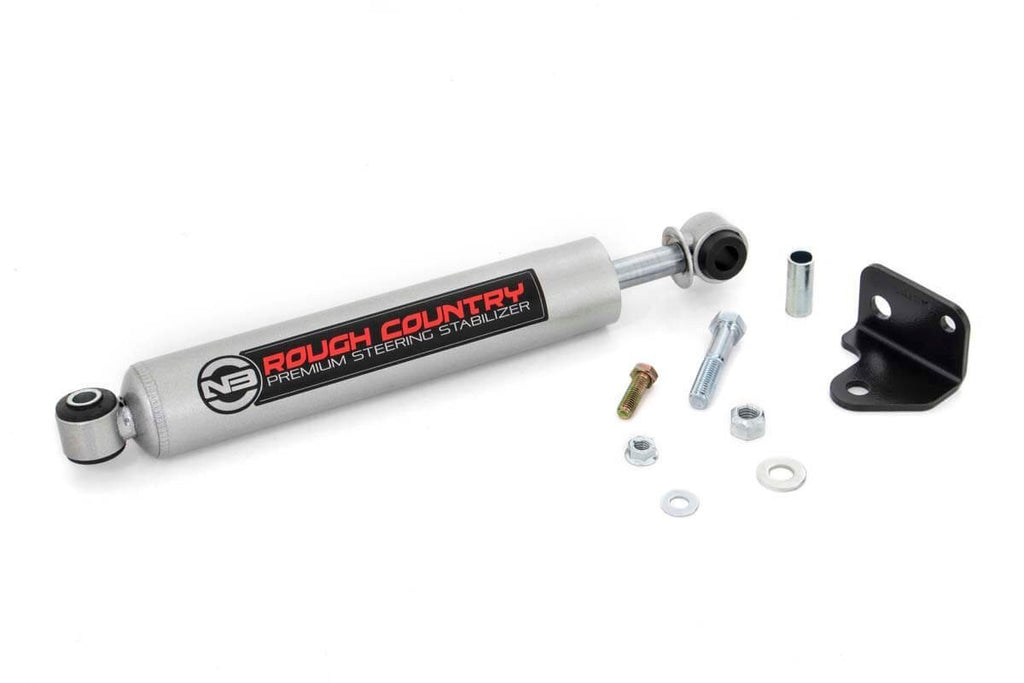 Rough Country Steering Stabilizer Jeep N3 Steering Stabilizer 07-18 Wrangler JK Rough Country - 8730630