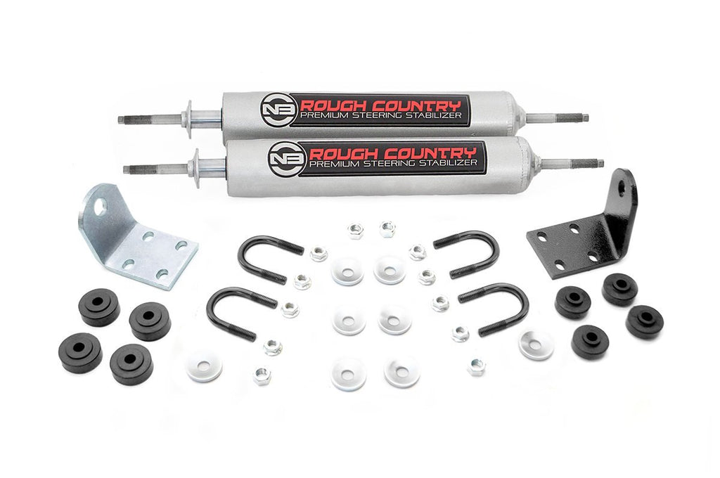 Rough Country Steering Stabilizer Ford Dual Steering Stabilizer 77-79 Bronco/F-100/F-150 Rough Country - 8733630