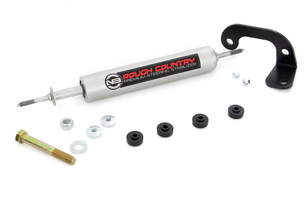 Rough Country Steering Stabilizer GM N3 Steering Stabilizer 4-6 Inch Lift (92-99 SUV 4WD) Rough Country - 8737130_A