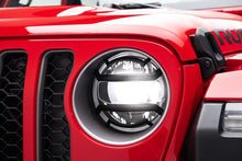 Load image into Gallery viewer, Rugged Ridge Light Covers and Guards Rugged Ridge 18-20 Jeep Wrangler JL / 2020 Jeep Gladiator JT Black Elite Headlight Guards Black