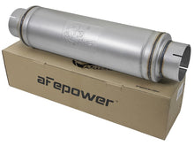 Load image into Gallery viewer, aFe Muffler aFe ATLAS Aluminized Steel Muffler 5in Center/Center 24in L x 7in Diameter - Round Body