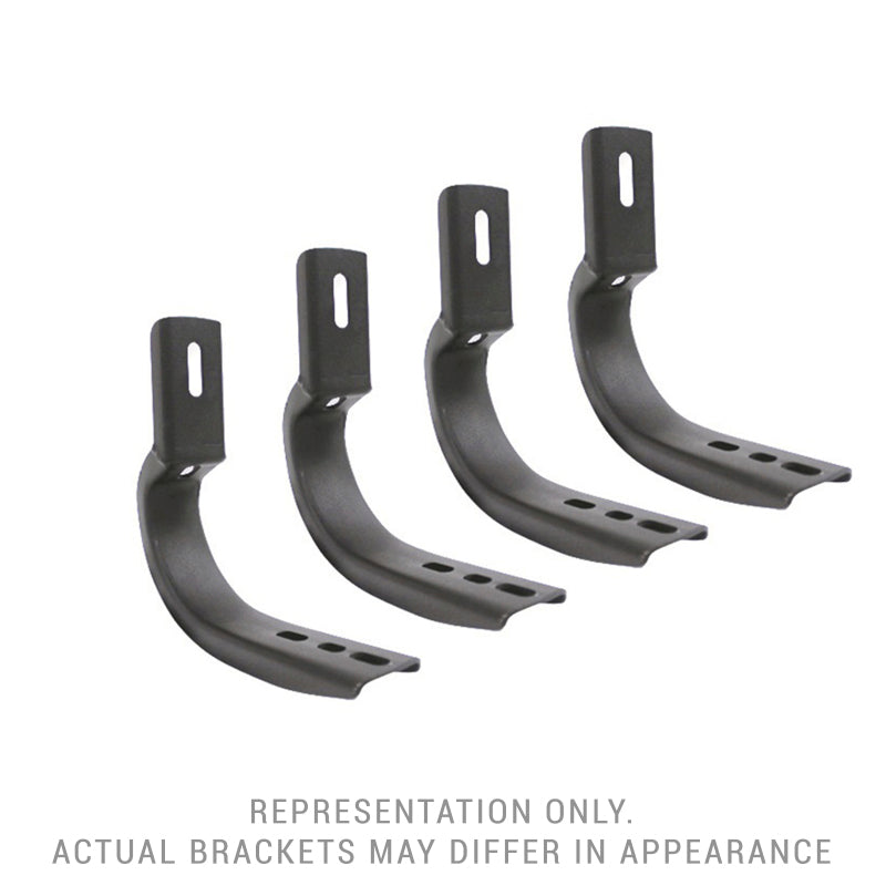 Go Rhino Brackets Go Rhino 19-20 Chevrolet Silverado 1500 Brackets for OE Xtreme Cab Length SideSteps