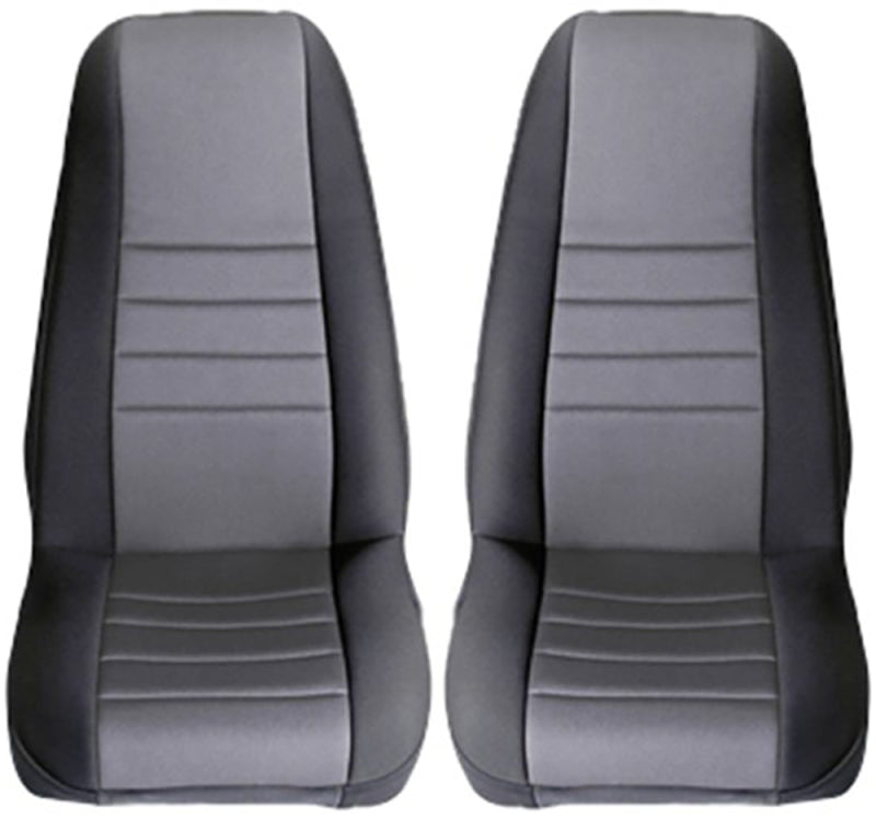 Rugged Ridge Seats Rugged Ridge Neoprene Front Seat Covers 97-02 Jeep Wrangler TJ