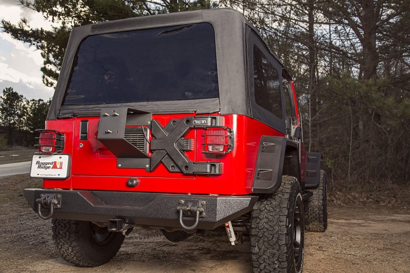 Rugged Ridge Spare Tire Carriers Rugged Ridge Spartacus HD Tire Carrier Hinge Casting 97-06 TJ