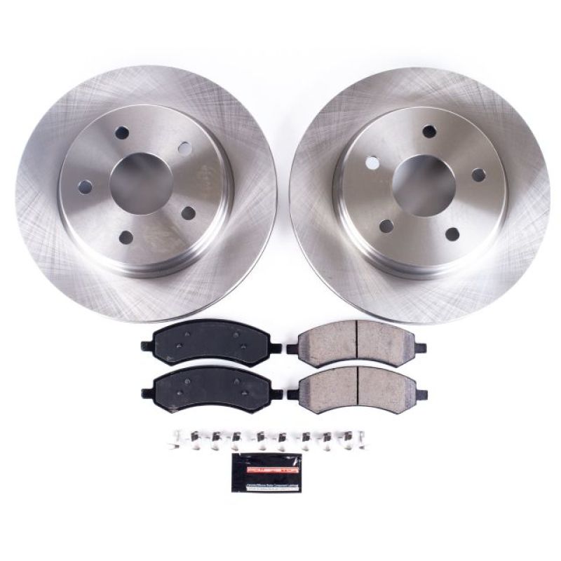 PowerStop Brake Kits - OE Power Stop 07-09 Chrysler Aspen Front Autospecialty Brake Kit
