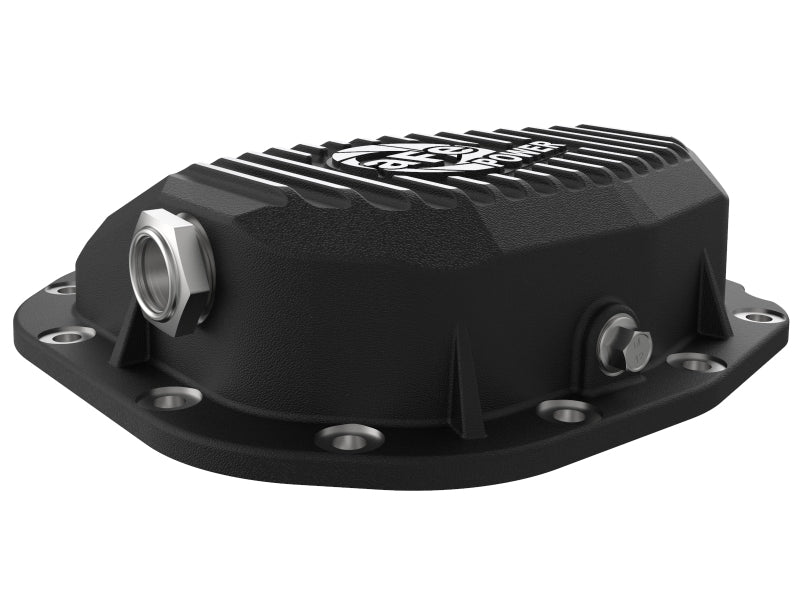 aFe Diff Covers aFe Pro Series Rear Differential Cover Black w/ Fins 15-19 Ford F-150 (w/ Super 8.8 Rear Axles)