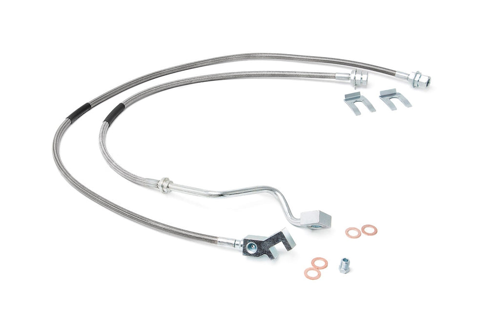 Rough Country Brake Lines Extended Front Brake Lines 4-8 Inch Lifts 99-04 F250/350 Rough Country - 89705