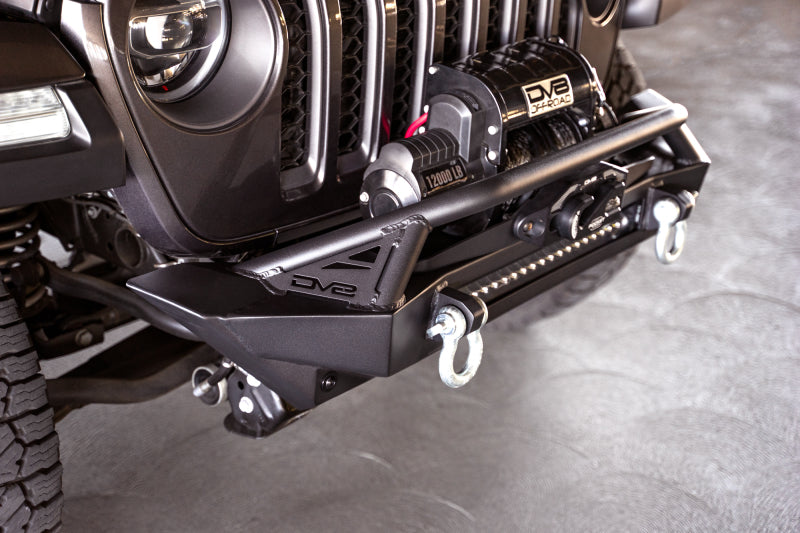 DV8 Offroad Bumpers - Steel DV8 Offroad 07-23 Jeep Wrangler JK/JL & Gladiator JT FS-1 Series Stubby Front Bumper