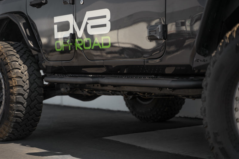 DV8 Offroad Side Steps DV8 Offroad 18-23 Jeep Wrangler JL 4 Door Body/Pinch Weld Mounted Step