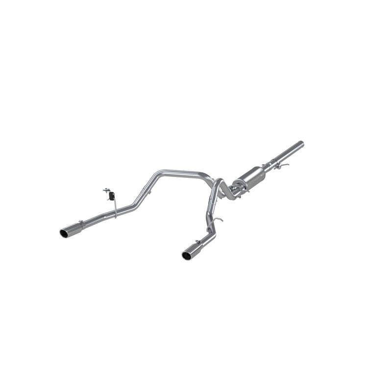 MBRP Catback MBRP 14 Chevy/GMC 1500 Silverado/Sierra 4.3L V6/5.3L V8 Dual Split Rear Alum 3in Cat Back Exhaust