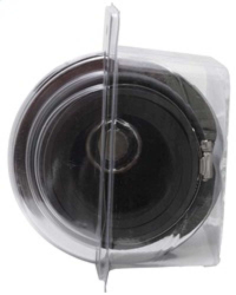 K&N Engineering Air Filters - Universal Fit K&N Universal Air Filter Chrome Round Tapered Blue - 4in Flange ID x 1.125in Flange Length x 5.5in H