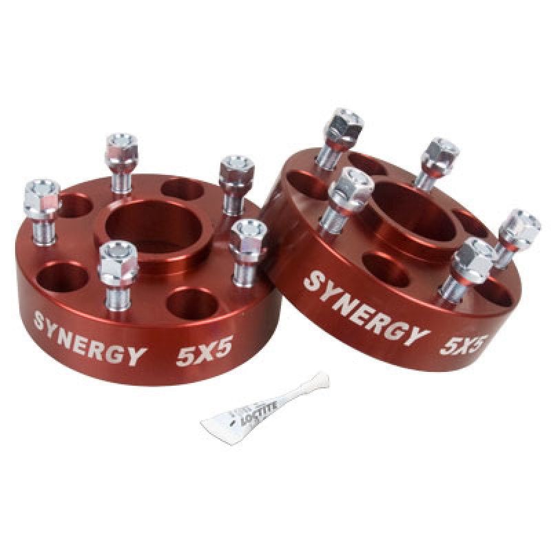 Synergy Mfg Wheel Spacers & Adapters Synergy Jeep Hub Centric Wheel Spacers 5x5-1.75in Width 1/2-20 UNF Stud Size