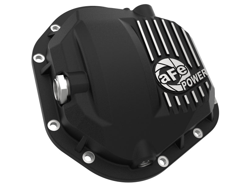 aFe Diff Covers aFe Pro Series Dana 60 Front Differential Cover Black w/ Machined Fins 17-20 Ford Trucks (Dana 60)