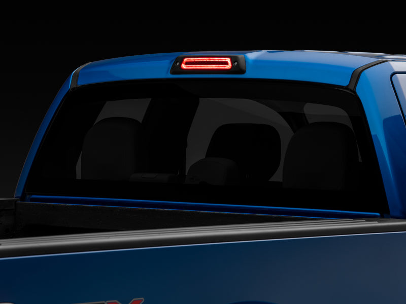 Raxiom Brake Lights Raxiom 09-14 Ford F-150 Excluding Raptor Axial Series LED Third Brake Light (Smoked)