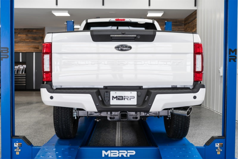 MBRP Catback MBRP 2017+ Ford F-250/F-350 6.2L/7.3L Super/Crew Cab Single Side 4in T304 Catback Exhaust