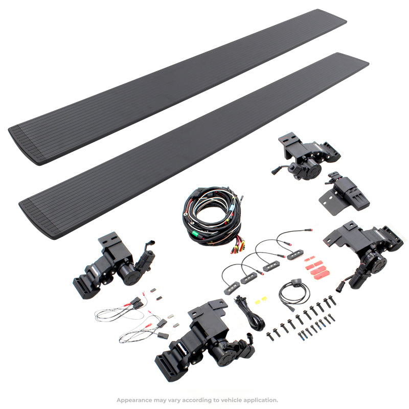 Go Rhino Running Boards Go Rhino 2024 Toyota Tacoma DC 4dr E1 Electric Running Board Kit (No Drill) - Tex. Blk