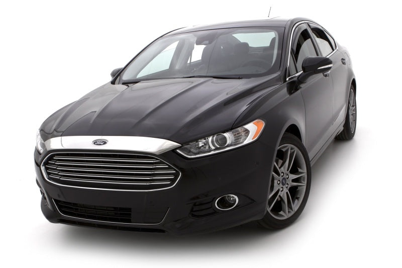 AVS Hood Deflectors AVS 13-16 Ford Fusion (Grille Fascia Mount) Aeroskin Low Profile Acrylic Hood Shield - Smoke