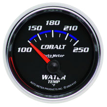 Load image into Gallery viewer, AutoMeter Gauges Autometer Cobalt 52.4mm 100-250 deg. F Short Sweep Electronic Water Temperature Gauge