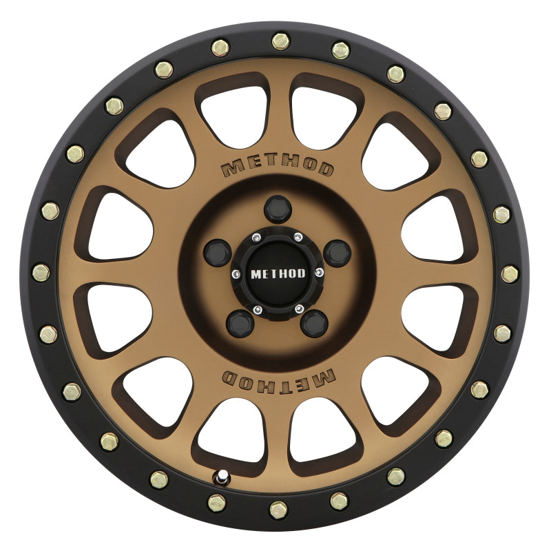Method Wheels Wheels - Cast Method MR305 NV 17x8.5 0mm Offset 5x5.5 108mm CB Method Bronze/Black Street Loc Wheel