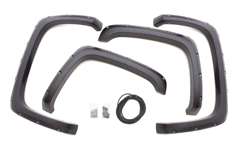 LUND Fender Flares Lund 99-07 Chevy Silverado 1500 RX-Rivet Style Textured Elite Series Fender Flares - Black (4 Pc.)