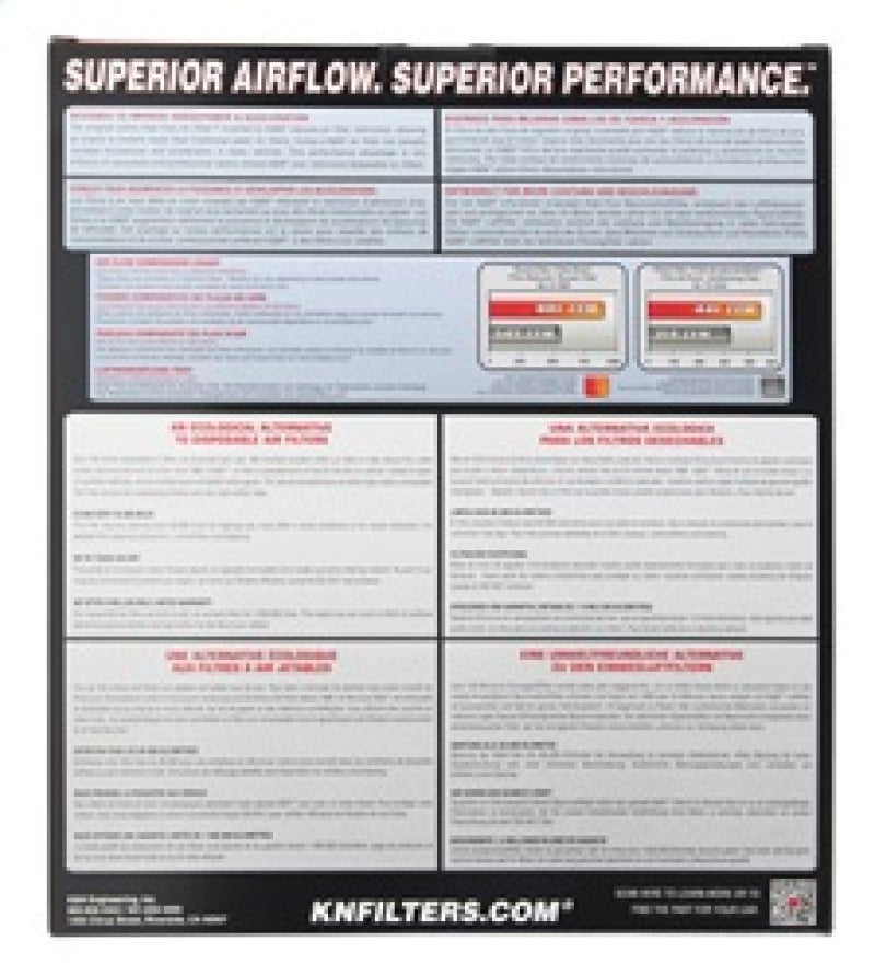 K&N Engineering Air Filters - Drop In K&N Saturn Outlook / GMC Acadia 3.6L Drop In Air Filter
