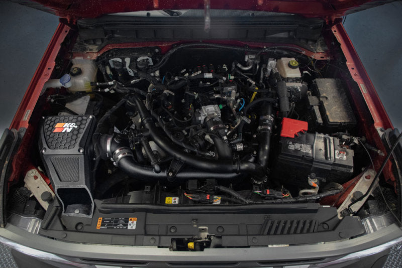 K&N Engineering Cold Air Intakes K&N 21-23 Ford Bronco 2.7L V6 F/I Dryflow Performance Air Intake System