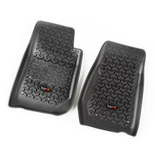 Load image into Gallery viewer, Rugged Ridge Floor Mats - Rubber Rugged Ridge Floor Liner Front Black 2007-2018 Jeep Wrangler Unlimited JK 4 Dr