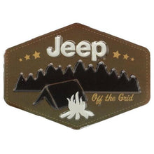 Load image into Gallery viewer, Offroad Trading Company JEEP CAMPING EMBOSSED TIN MAGNET