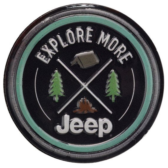 Offroad Trading Company JEEP EXPLORE MORE EMBOSSED TIN MAGNET