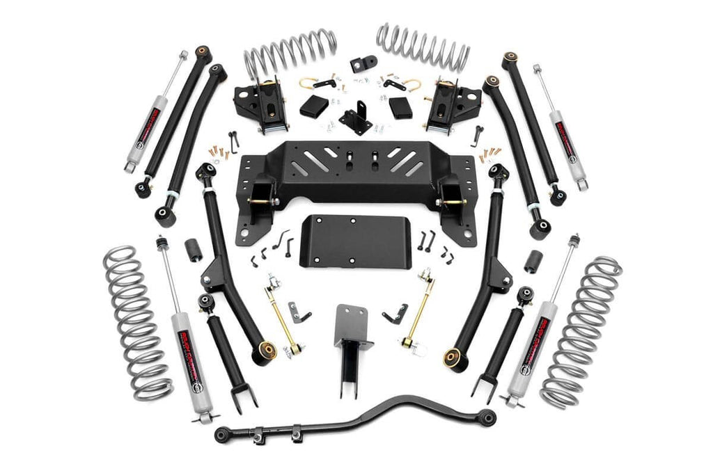Rough Country Lift Kits 4 Inch Jeep Long Arm Suspension Lift Kit 93-98 Grand Cherokee ZJ Rough Country - 90222