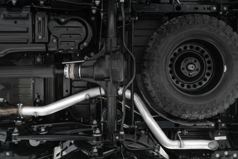 MBRP DPF Back MBRP 2021+ JEEP Gladiator JT 3.0L EcoDiesel XP Series T304SS 3in Filter Back w/ Rear Turn Down