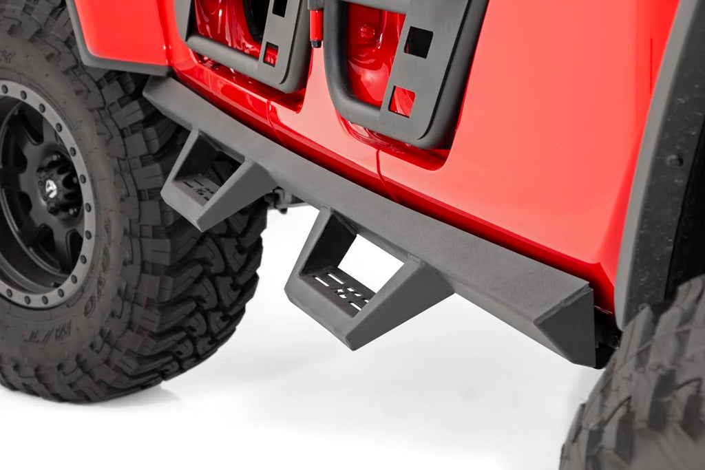 Rough Country Side Steps Jeep Contoured Drop Steps 20 Gladiator JT Rough Country - 90762