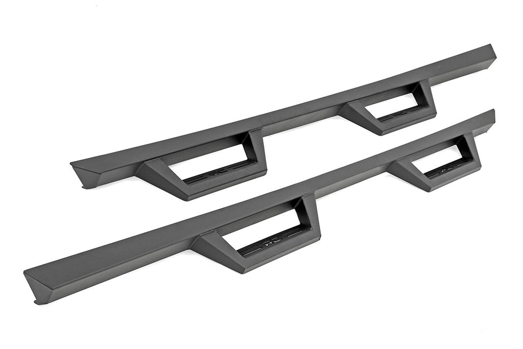 Rough Country Side Steps Jeep Contoured Drop Steps 18-20 Wrangler JL Unlimited 4 Door Rough Country - 90769A