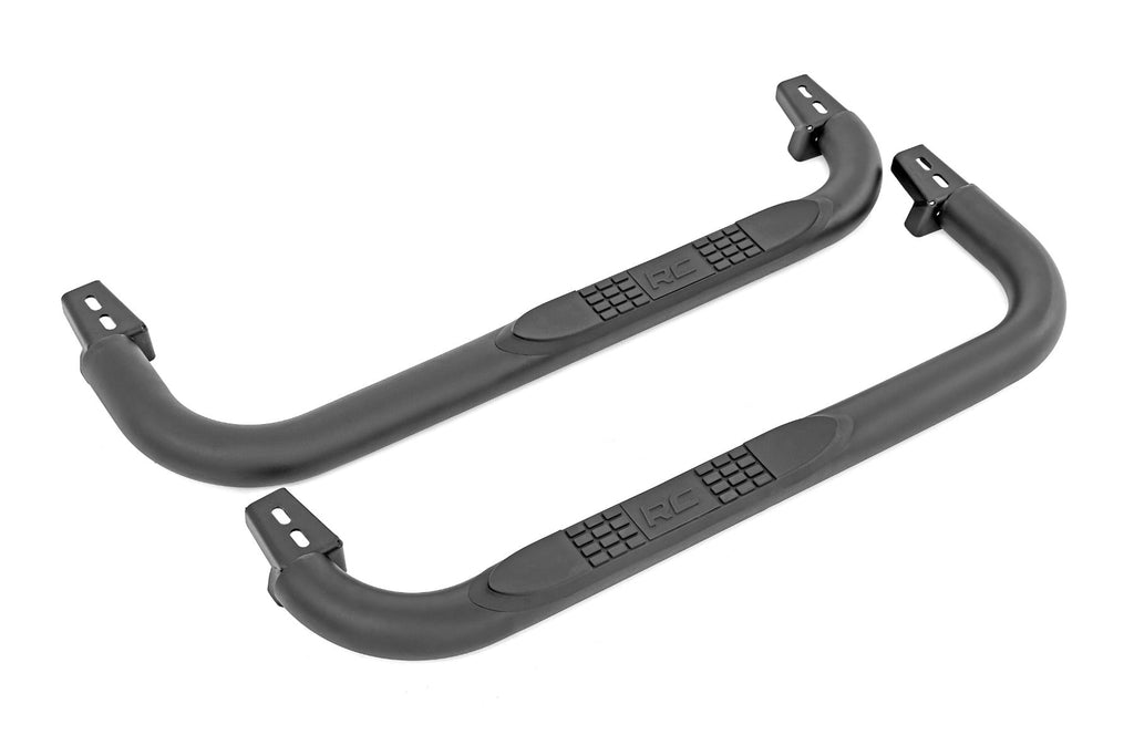 Rough Country Nerf Bars Nerf Bar 3.0 Inch 97-06 Jeep Wrangler TJ/87-95 Wrangler YJ Rough Country - 90799