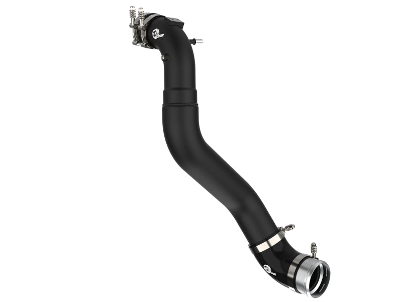 aFe Intercoolers aFe BladeRunner 21-22 Ford F-150 Ecoboost V6-3.5L(tt) Aluminum Hot and Cold Charge Pipe Kit Black
