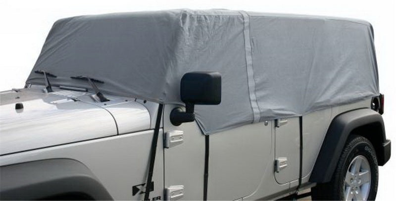 Rampage Car Covers Rampage 2007-2018 Jeep Wrangler(JK) Unlimited Car Cover 4 Layer - Grey