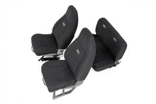 Load image into Gallery viewer, Rough Country Seat Cover Jeep Neoprene Seat Cover Set Black 87-90 Wrangler YJ Rough Country - 91008