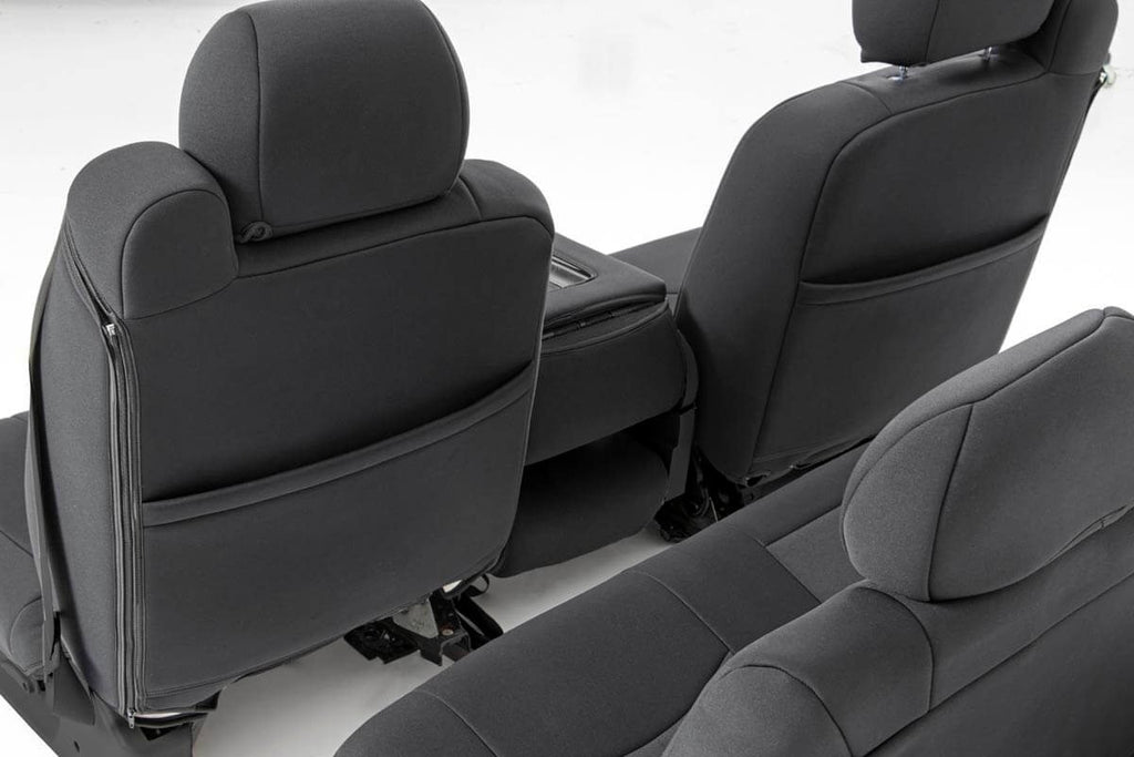 Rough Country Seat Cover Neoprene Rear Seat Cover Black 99-06 Silverado/Sierra 1500 Rough Country - 91014