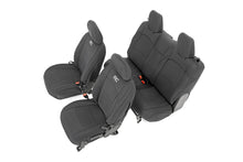 Load image into Gallery viewer, Rough Country Seat Cover Jeep Neoprene Seat Cover Set Black 18-20 Wrangler JL Rough Country - 91020