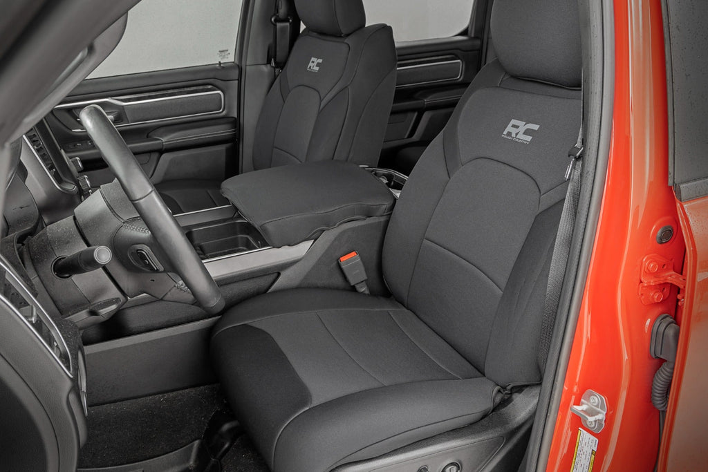 Rough Country Seat Cover Seat Covers Bucket Seats Front 19-22 Ram 1500 2WD/4WD Rough Country - 91040