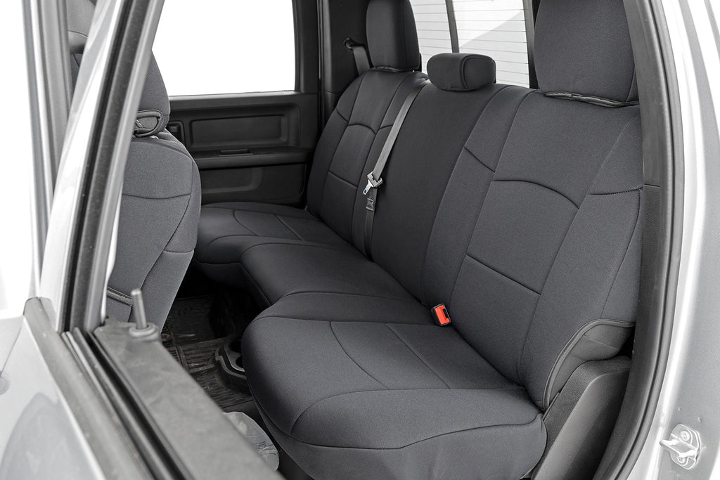 Rough Country Seat Cover Seat Covers Front Row and Rear Row 60/40 Rear Seat Ram 2500 2WD/4WD (19-23) Rough Country - 91044