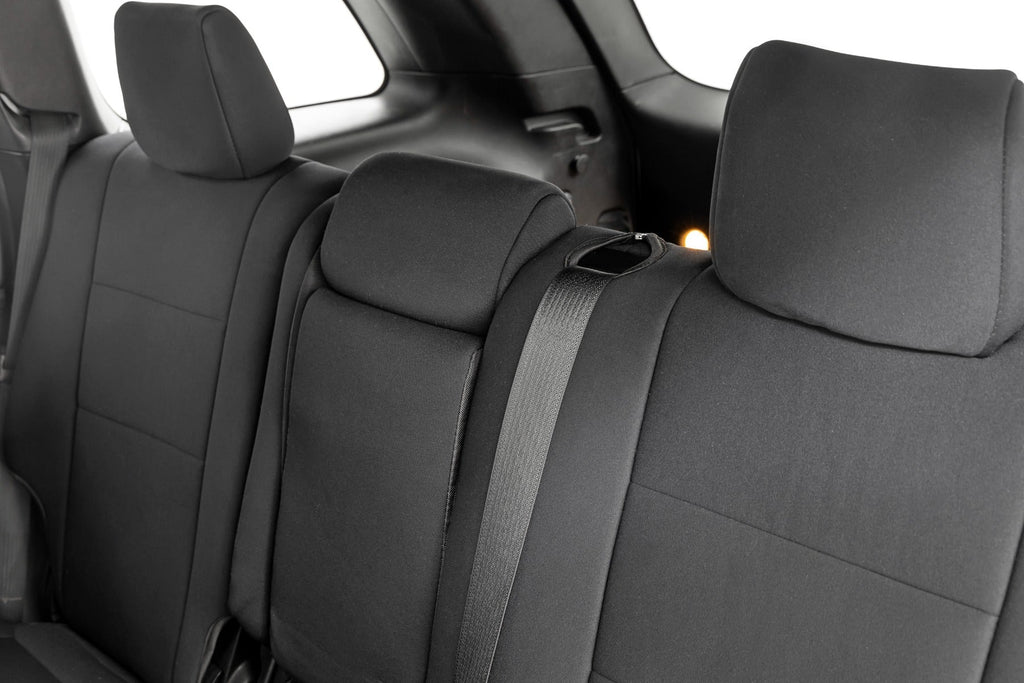 Rough Country Seat Cover Seat Covers Front Row and Rear Row Bench Jeep Grand Cherokee WK2 2WD/4WD (11-22) Rough Country - 91046
